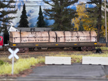 Load image into Gallery viewer, WEATHERED ERK 96274 - HO Scale Eagle River & Kankakee Evans Steel Coil Car