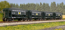 Load image into Gallery viewer, MV 335-354-379-393 - HO-Scale Mascoutin Valley Mining Fox Valley Ore Car (4-Pack)