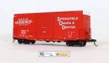 Load image into Gallery viewer, SO&D 55231 - Springfield Omaha & Denver PS 40' Mini Hy Cube Boxcar