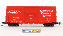 Load image into Gallery viewer, SO&D 55231 - Springfield Omaha & Denver PS 40' Mini Hy Cube Boxcar