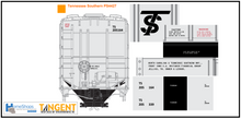 Load image into Gallery viewer, TS 205339 - Tennessee Southern Tangent PS-4427 Covered Hopper Car
