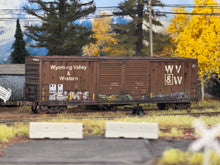 Load image into Gallery viewer, WEATHERED WVW 56350 - Rapido PC&F 5258 50' Double Door Box Car