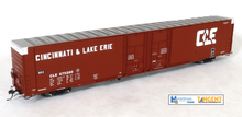 Load image into Gallery viewer, CLE 675297 - Cincinnati & Lake Erie Greenville 86' Double Plug Door Boxcar