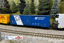 Load image into Gallery viewer, A photographer caught a Seaboard Central PS-5277 on a BNSF train rolling across Mark Herrick's BNSF Montana Division layout!