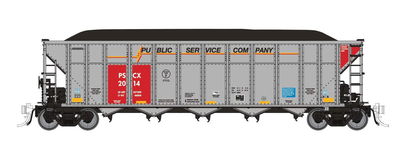 PSCX 2014 - HO-Scale Public Service Company Rapido Autoflood III Coal Hopper