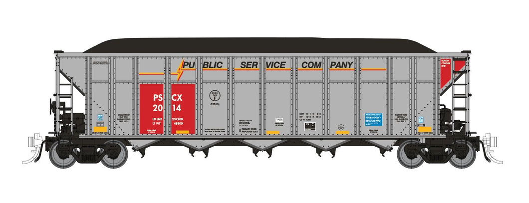 PSCX 2165 - HO-Scale Public Service Company Rapido Autoflood III Coal Hopper