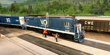 Load image into Gallery viewer, V&amp;O  6038 - HO Scale DC/DCC/Sound Equipped GE C30-7 Locomotive
