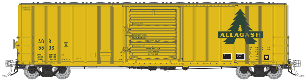 AGR Unnumbered - Rapido PC&F 5317 50' Single Door Box Car