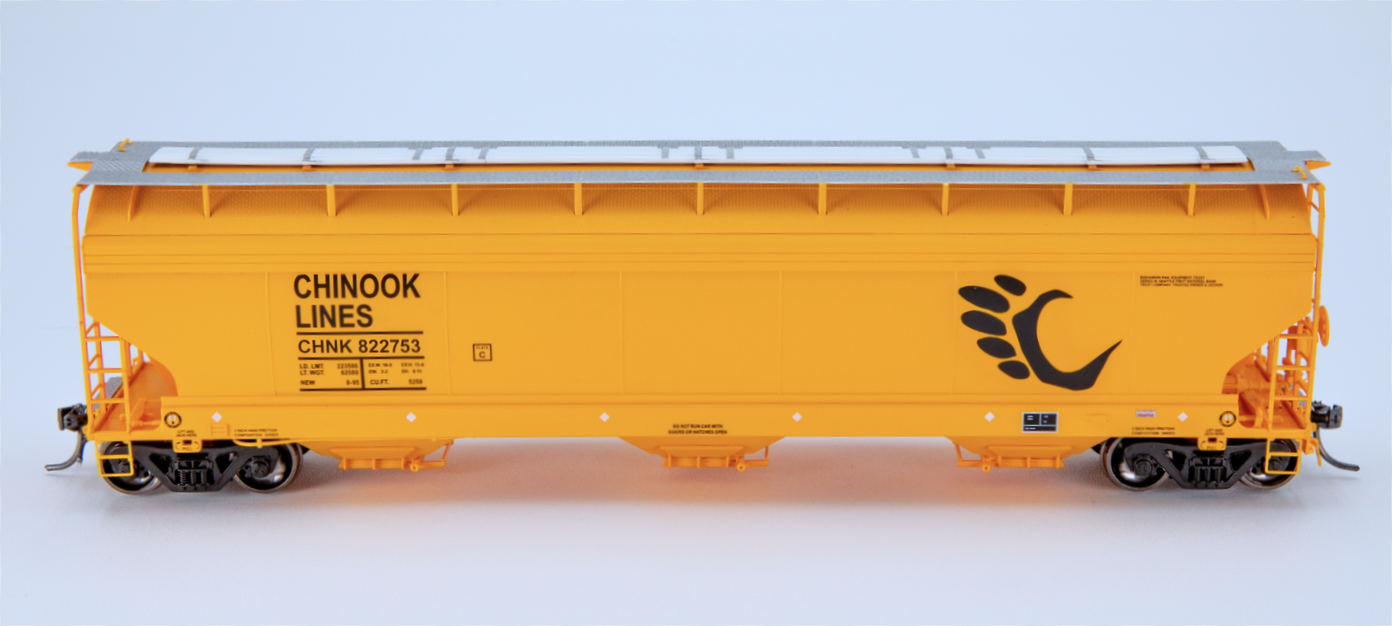 CHNK 822753 - HO Scale Prairie Shadows Trenton Works 5250 Covered Hopper Car