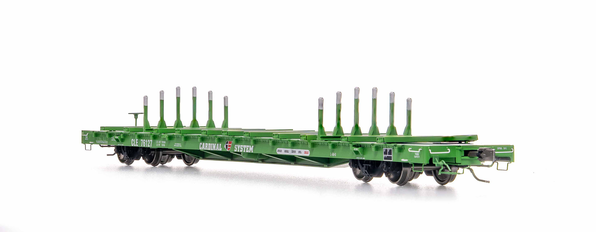 Finger Rack Closed CLE 76127 - HO-Scale Cardinal System ScaleTrains BSC Finger Rack Flatc ...