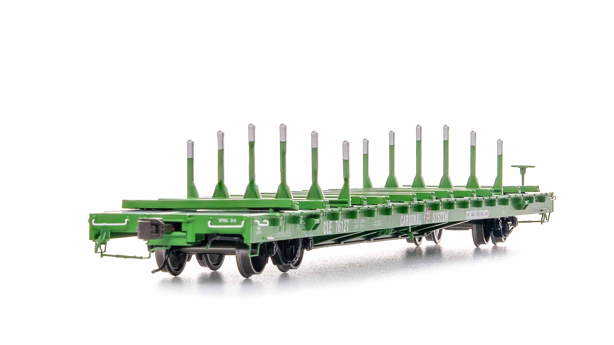 Finger Rack Closed CLE 76127 - HO-Scale Cardinal System ScaleTrains BSC Finger Rack Flatc ...