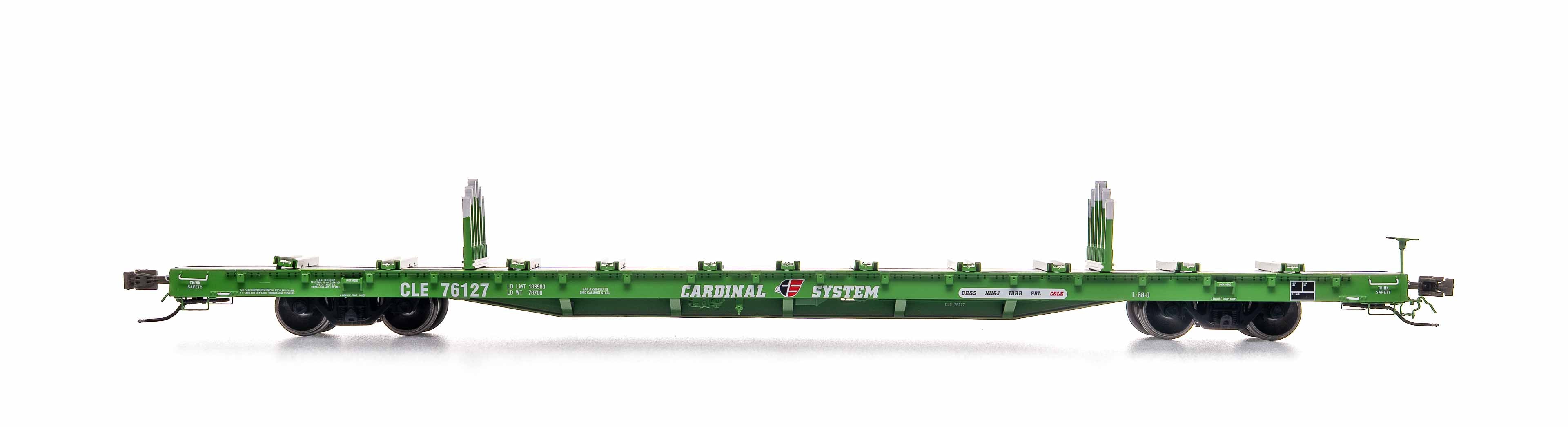 CLE 76127 - HO-Scale Cardinal System ScaleTrains BSC Finger Rack Flatcar