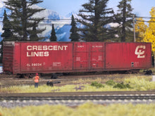 Load image into Gallery viewer, WEATHERED CL 29034 "CLYDE F. 'BILL' WILLIAMS" - Crescent Lines Greenville 86' Double Plug Door Boxcar
