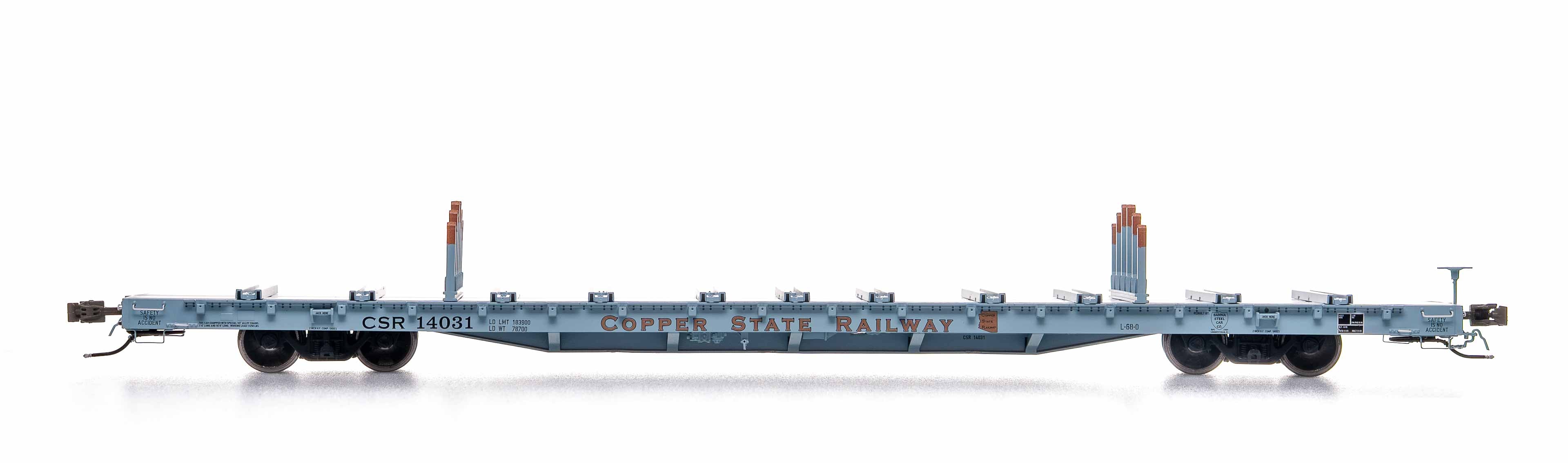CSR 14031 - HO-Scale Copper State Railway ScaleTrains BSC Finger Rack Flatcar