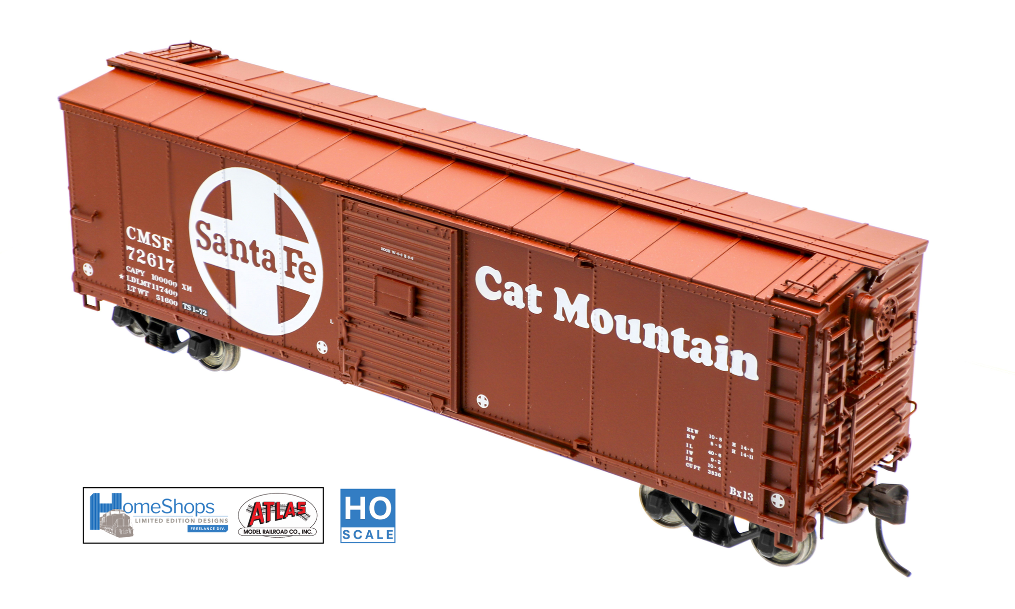CMSF 72617 - HO Scale Atlas USRA Rebuilt Steel 40' Box Car – Home