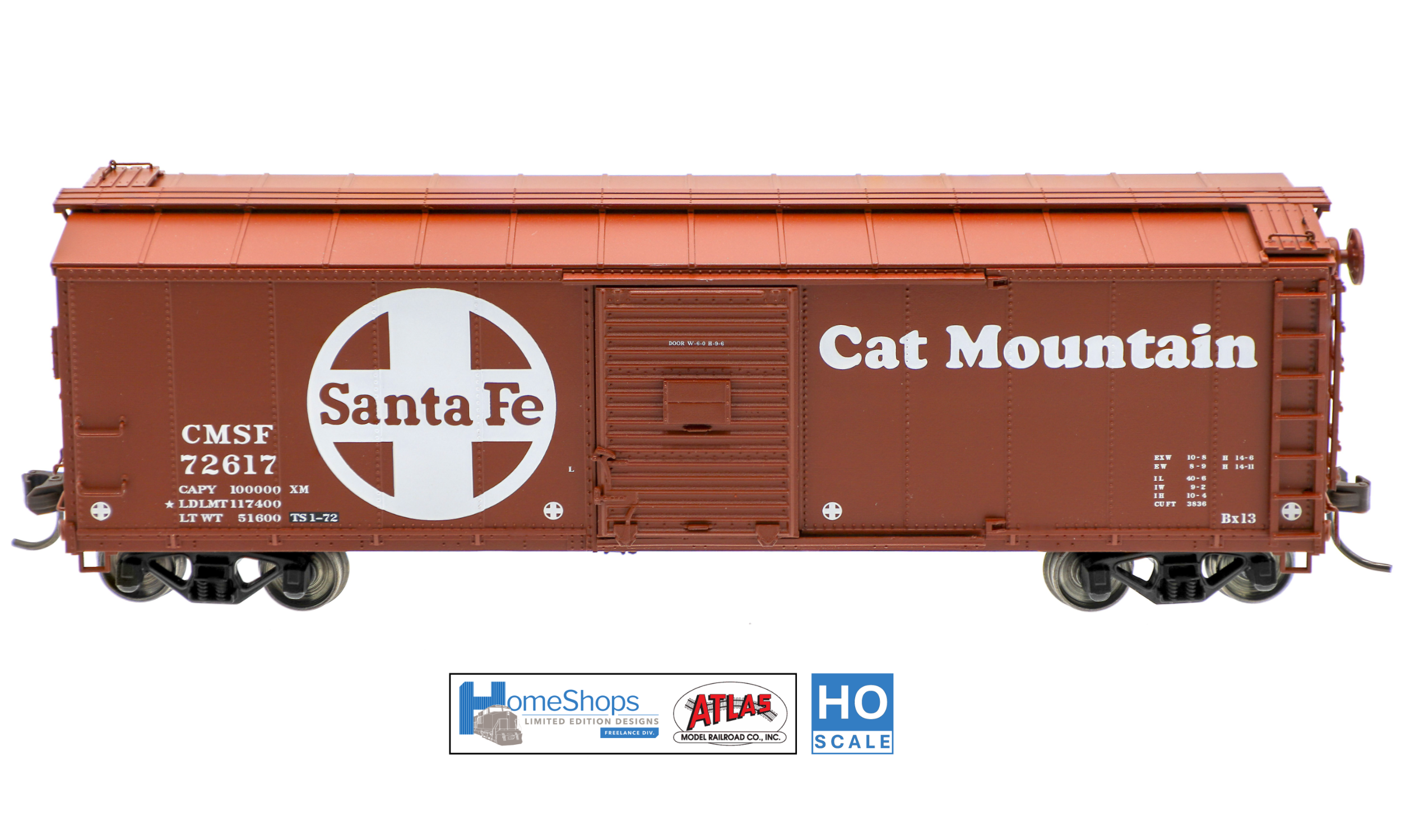 CMSF 72690 - HO Scale Atlas USRA Rebuilt Steel 40' Box Car