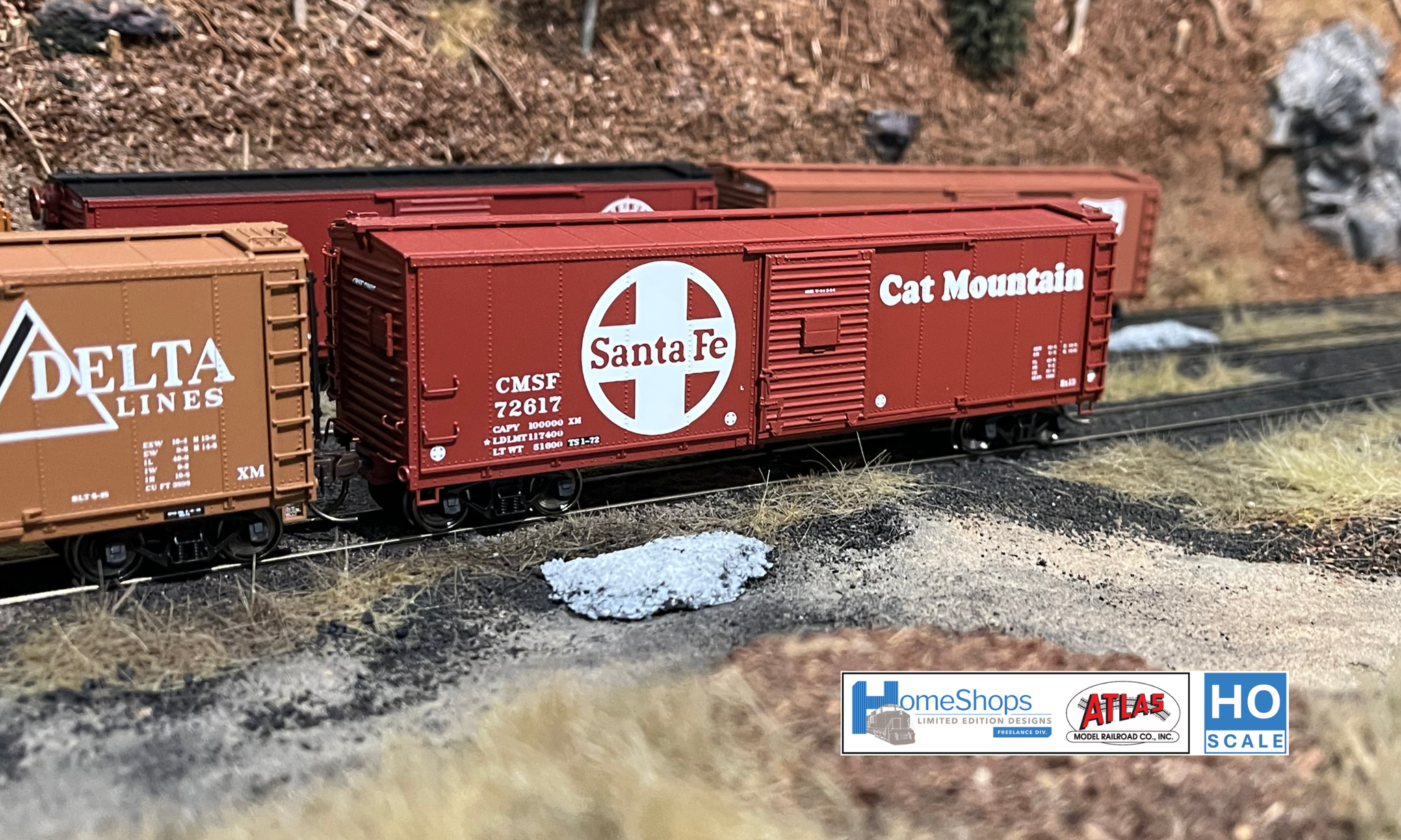 CMSF 72617 - HO Scale Atlas USRA Rebuilt Steel 40' Box Car – Home