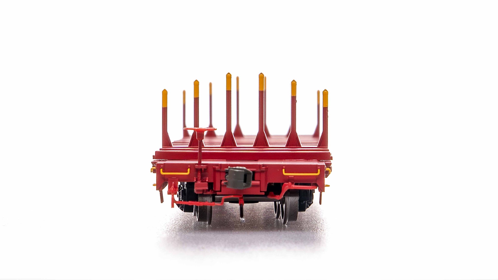 Finger Rack Closed DSCX 51234 - HO-Scale Davies Steel ScaleTrains BSC Finger Rack Flatcar ...