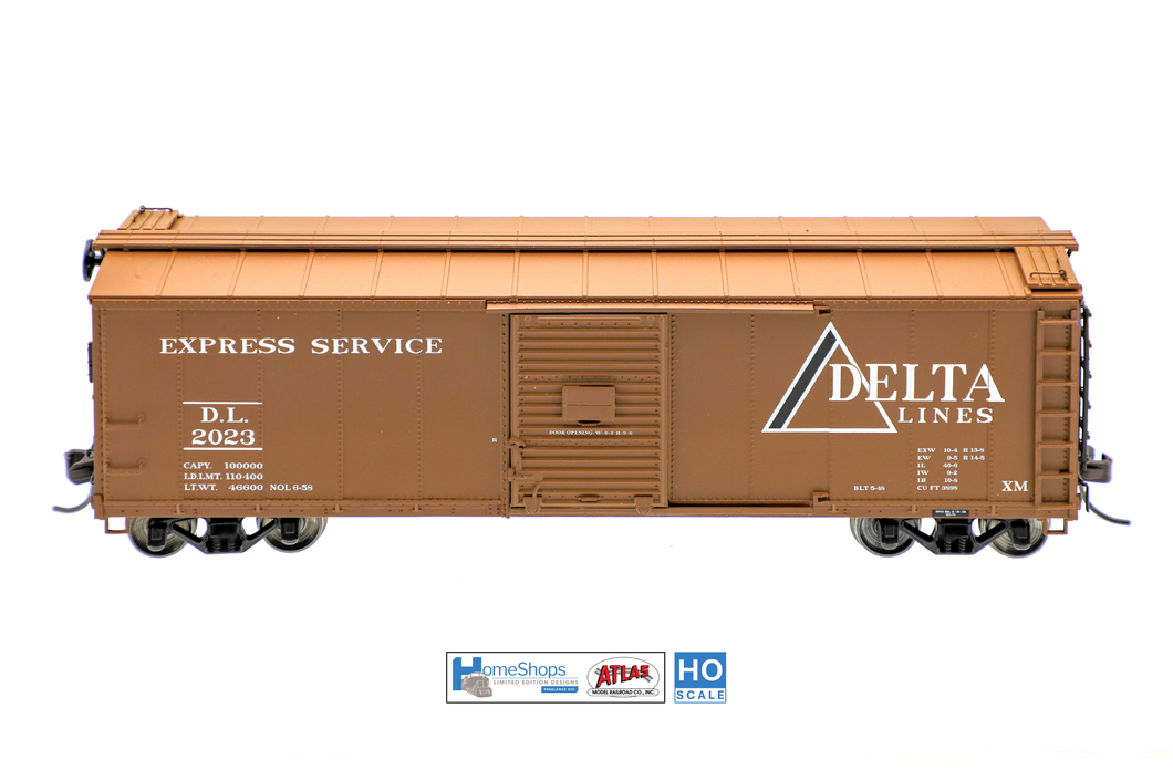 DL 2064 - HO Scale Atlas USRA Rebuilt Steel 40' Box Car