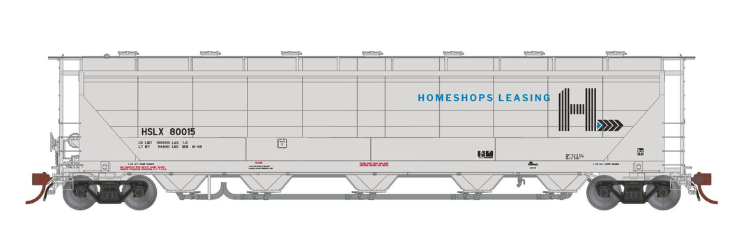 HSLX 80046 - HO-Scale HomeShops Leasing Prairie Shadows Thrall PD5000 Covered Hopper