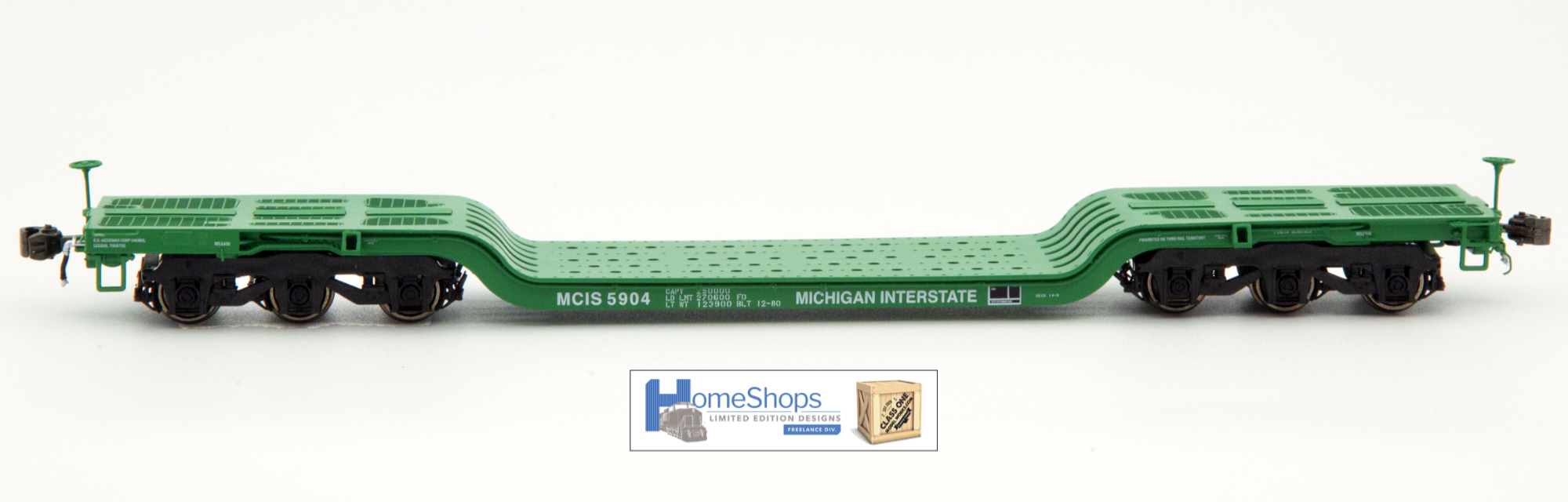 MCIS 5904 - HO Scale GSC Depressed Center Flat Car