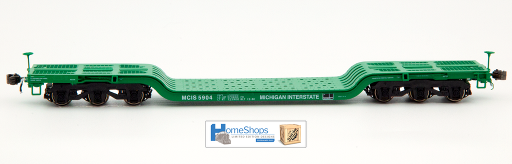 MCIS 5904 - HO Scale GSC Depressed Center Flat Car