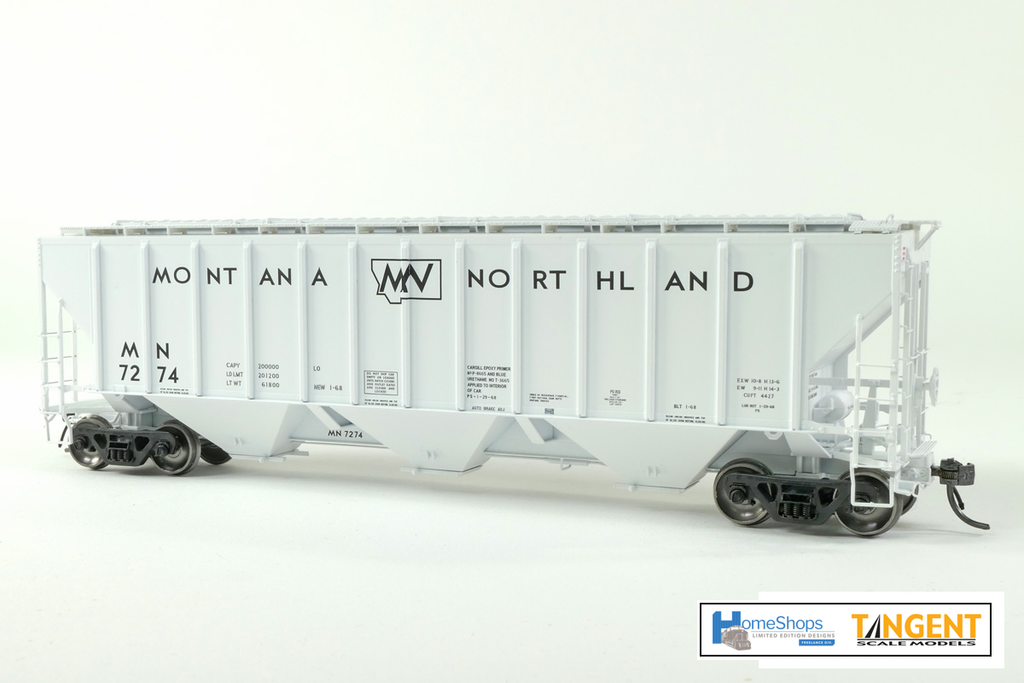 MN 7274 - Montana Northland Tangent PS-4427 Covered Hopper Car