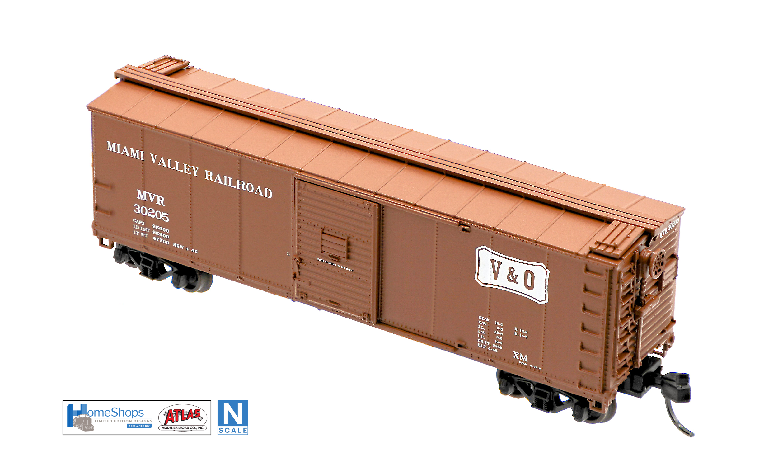 MVR 30259 - N Scale Atlas USRA Rebuilt Steel 40' Box Car – Home Shops LLC