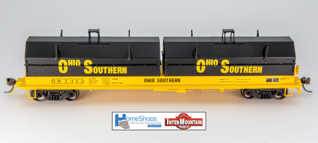 OS 1387 - HO Scale Ohio Southern Evans Steel Coil Car
