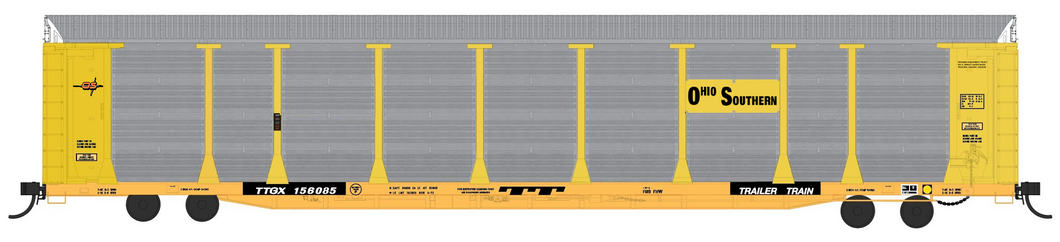 TTGX 603962 - HO Scale Ohio Southern Bi-Level Auto Rack