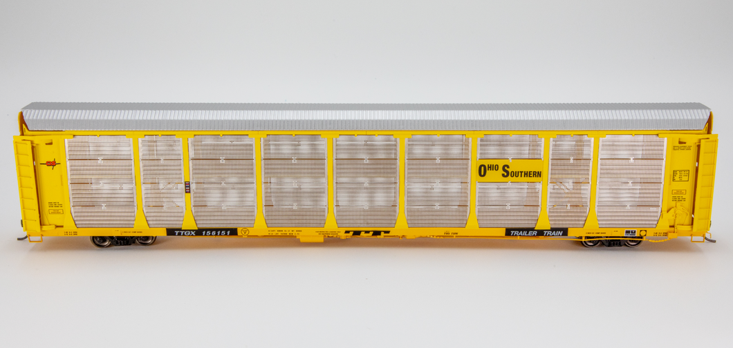 Ho Scale Bio Auto Rack TTGX 603991 - HO Scale Ohio Southern Bi-Level Auto Rack – Home Shops LLC