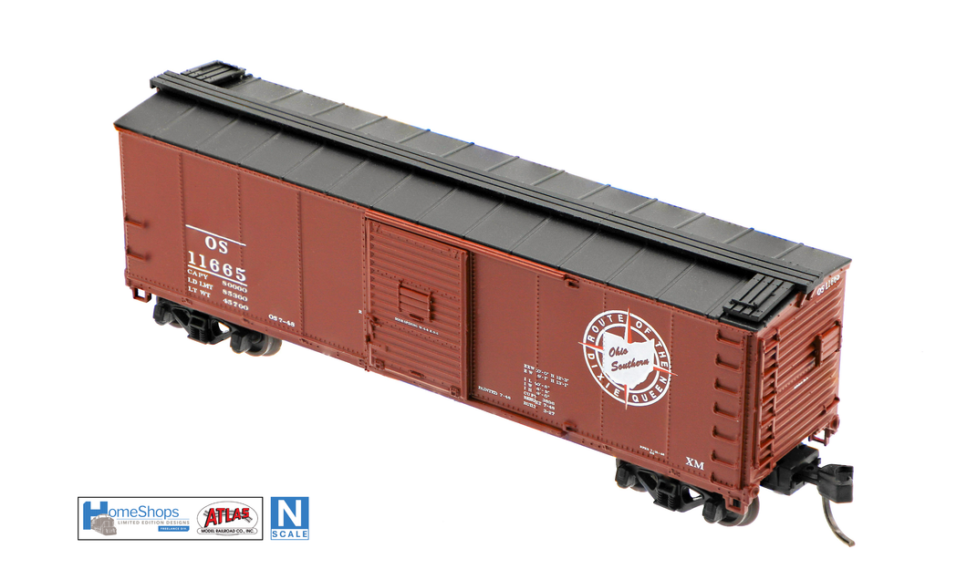 OS 11665 - N Scale Atlas USRA Rebuilt Steel 40' Box Car