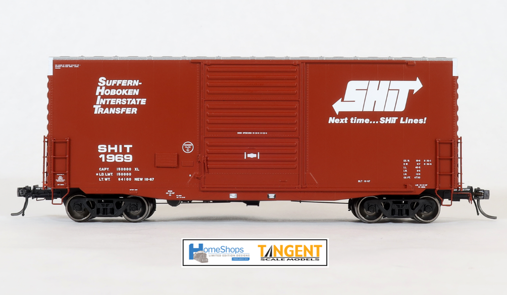 SHIT 1984 - Suffern Hoboken Interstate Transfer PS 40' Mini Hy Cube Boxcar