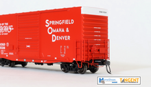 Load image into Gallery viewer, SO&amp;D 55231 - Springfield Omaha &amp; Denver PS 40&#39; Mini Hy Cube Boxcar
