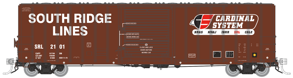 SRL 2192 - Rapido PC&F 5317 50' Single Door Box Car