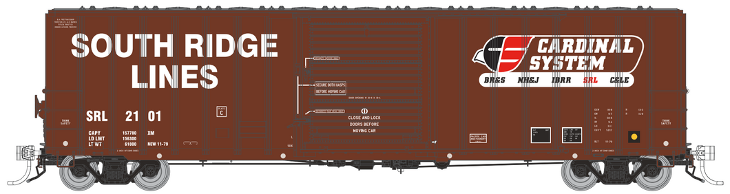 SRL 2134 - Rapido PC&F 5317 50' Single Door Box Car