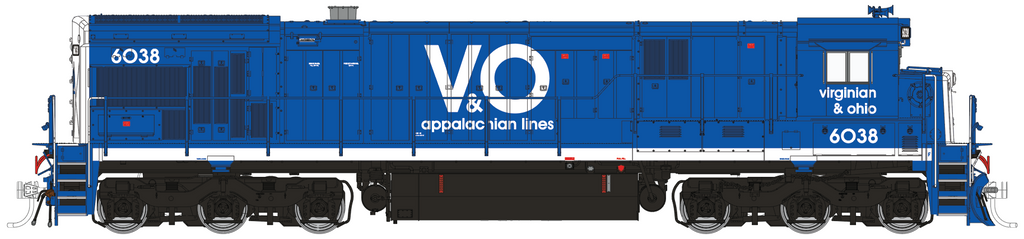 V&O  6038 - HO Scale DC/DCC/Sound Equipped GE C30-7 Locomotive