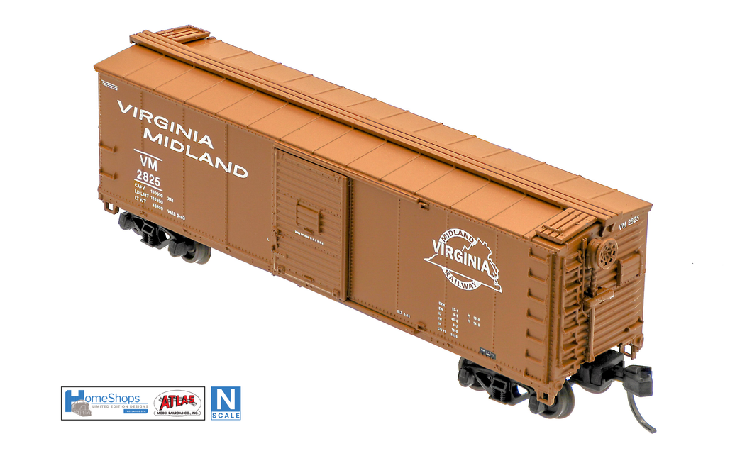 VM 2825 - N Scale Atlas USRA Rebuilt Steel 40' Box Car