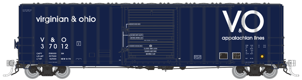 V&O Unnumbered - Rapido PC&F 5317 50' Single Door Box Car