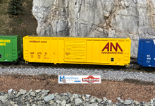Load image into Gallery viewer, A photographer caught an Allegheny Midland PS-5277 on a BNSF train rolling across Mark Herrick&#39;s BNSF Montana Division layout!
